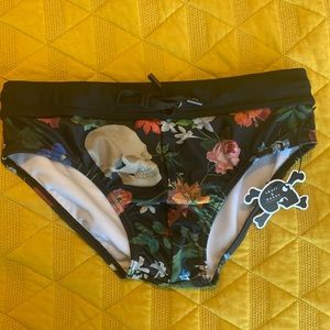 Skull and Bones Swim Brief